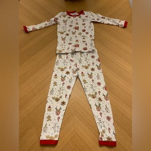 Noomie Christmas 2 Piece Bamboo Pajama Set Size 6